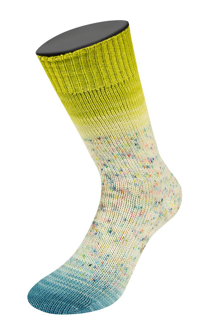Meilenweit fil à chaussettes DIP | dégradés subtils avec de délicates mouchetures