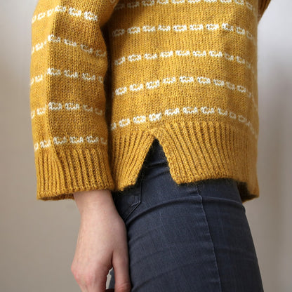 Pull doux et collant | rayures décontractées avec Sayama et Mohair Bliss de Pascuali