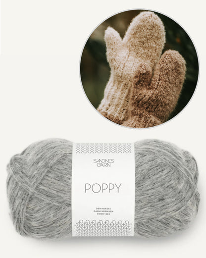 Mellow Mittens | wunderschöne Fäustlinge mit Poppy von Sandnes Garn