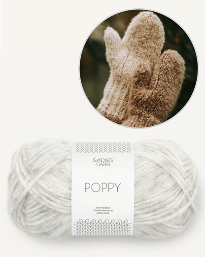 Mellow Mittens | wunderschöne Fäustlinge mit Poppy von Sandnes Garn