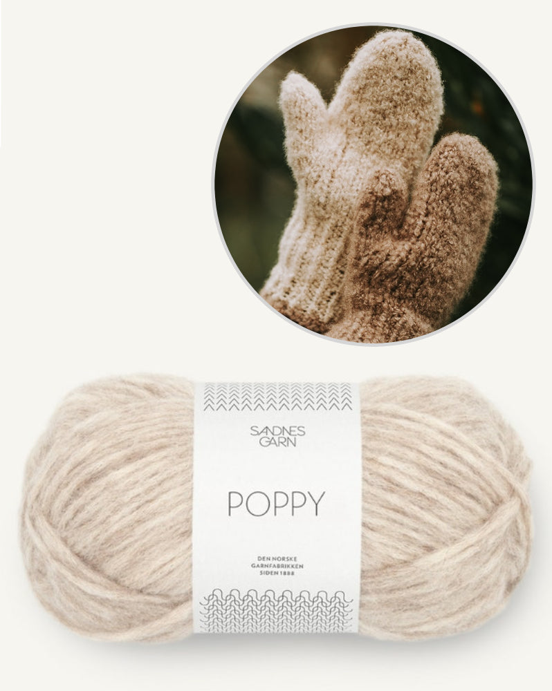 Mellow Mittens | wunderschöne Fäustlinge mit Poppy von Sandnes Garn