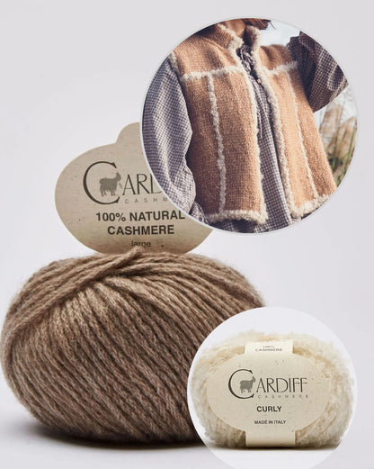 Mellow Vest | luxueuse et d'une beauté classique en cashmere Large et Curly de Cardiff
