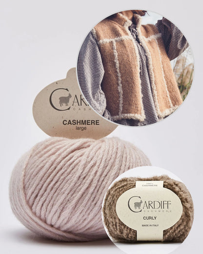 Mellow Vest | luxueuse et d'une beauté classique en cashmere Large et Curly de Cardiff
