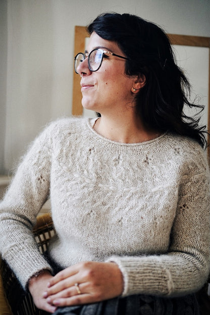 Wild Posy Sweater von Melody Hoffmann mit Plötulopi von Lopi Island 1