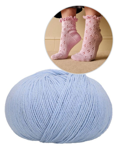 Chaussettes de danseuse du milieu de l’été | chaussettes à volants enchanteresses avec Cashmere Premium 
