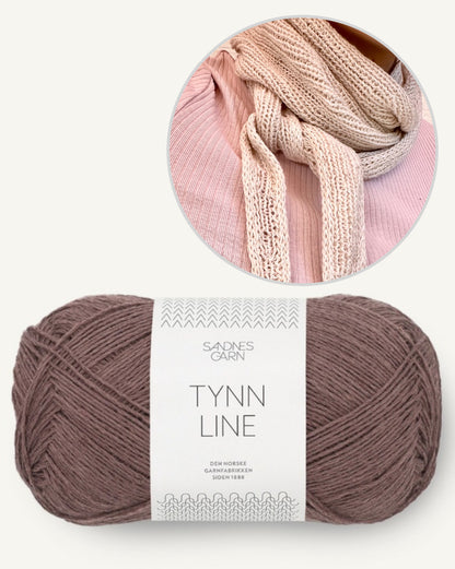 Mini-Tuch Perfect Summer | seidig weich und kühlend aus Tynn Line von Sandnes Garn
