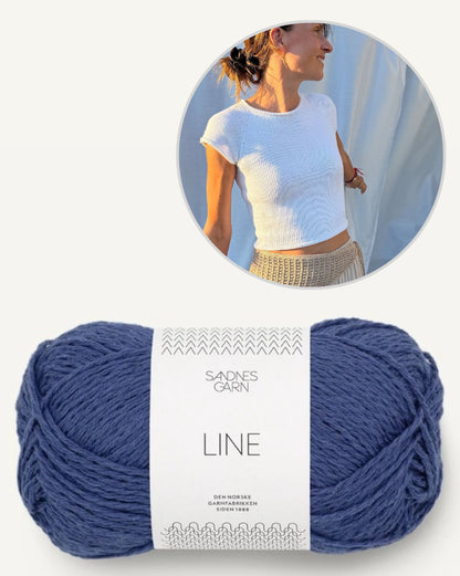 Mini Tee | simple et indéniablement beau de la collection Line de Sandnes Garn