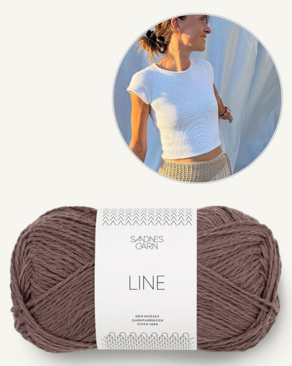Mini Tee | simple et indéniablement beau de la collection Line de Sandnes Garn