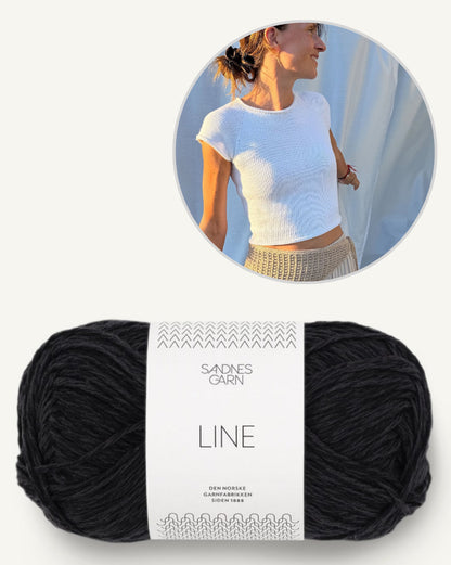 Mini Tee | simple et indéniablement beau de la collection Line de Sandnes Garn