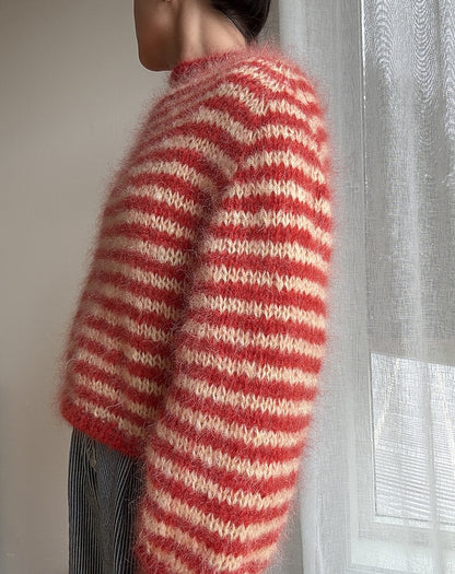 Pull Miyu | chaud à fines rayures en Ballerina Chunky Mohair de Sandnes Garn