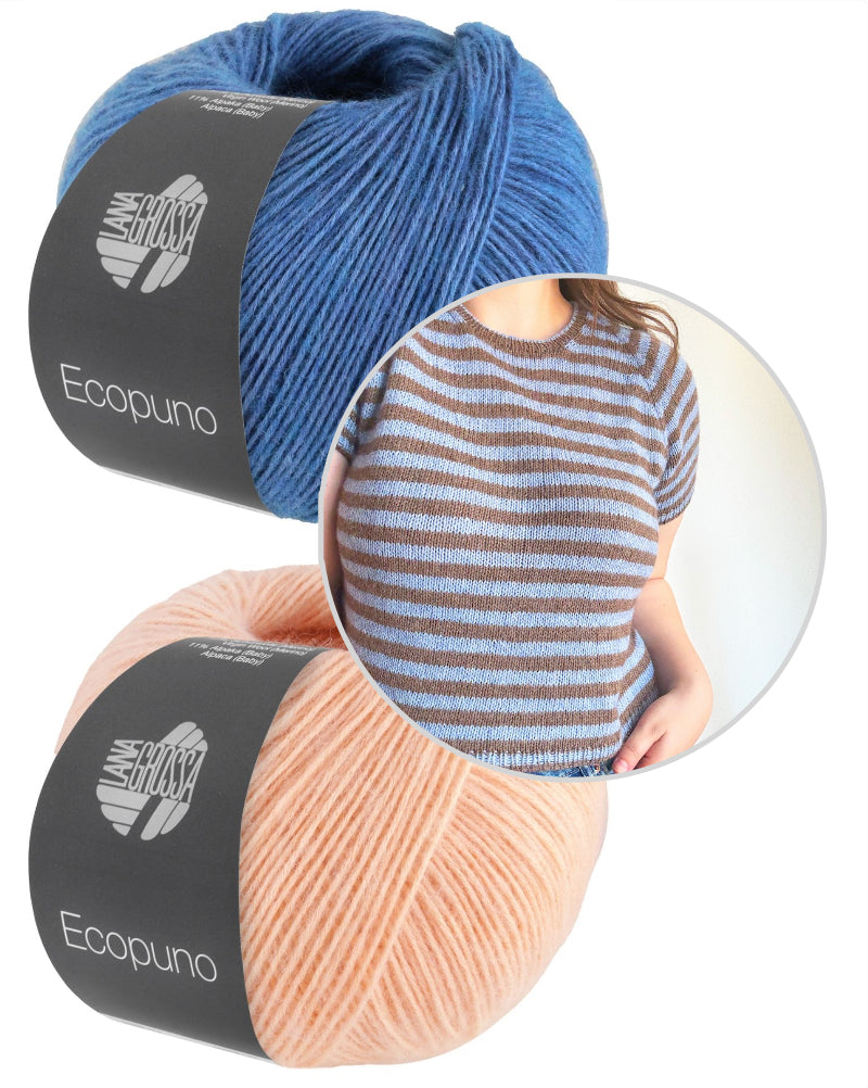 Mollie Tee von wemadewardrobe mit Ecopuno von Lana Grossa 12