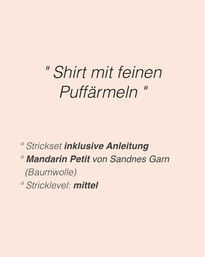 Molly Tee | mit zarten Kontrasträndern aus Mandarin Petit von Sandnes Garn