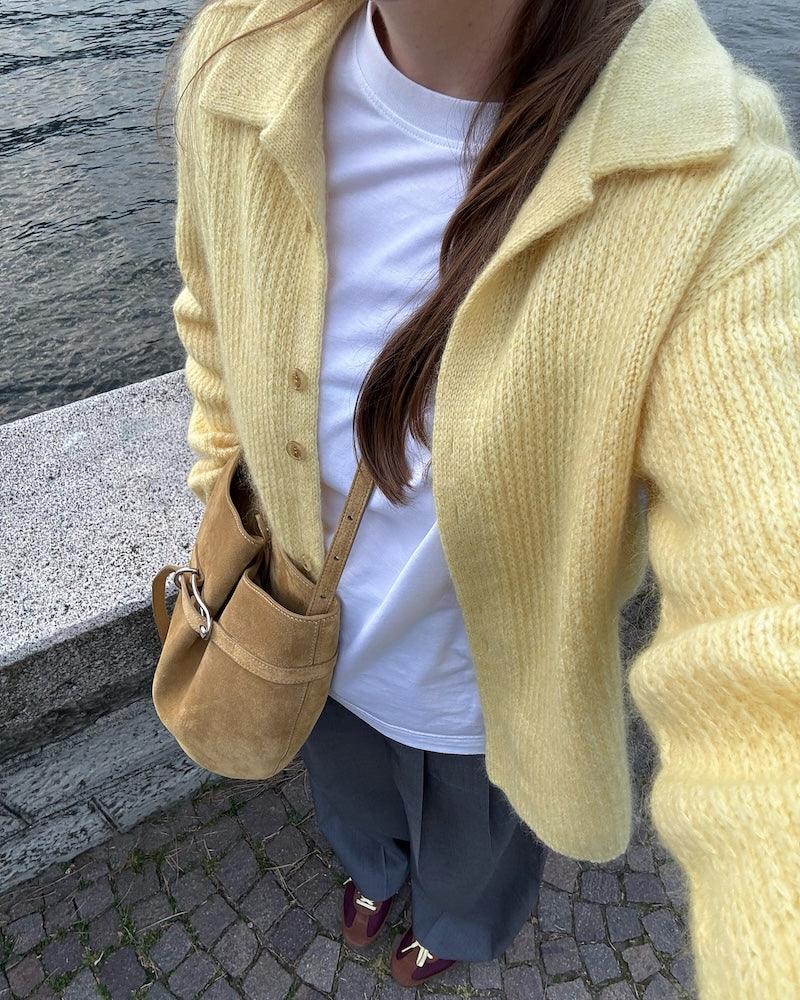 Chantal Collar Cardigan von Moreca Knit mit Wild & Soft und Kid Seta von Gepard Garn 3