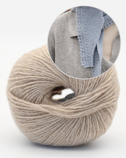 Mosse Mini Scarf | superenkelt mini-halstørklæde af Alva Cashmere Revive fra BC Garn