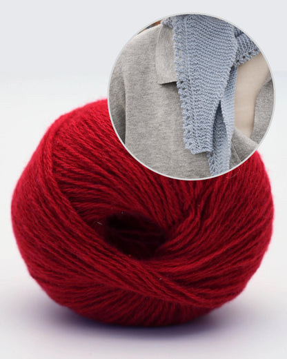 Mosse Mini Scarf | superenkelt mini-halstørklæde af Alva Cashmere Revive fra BC Garn