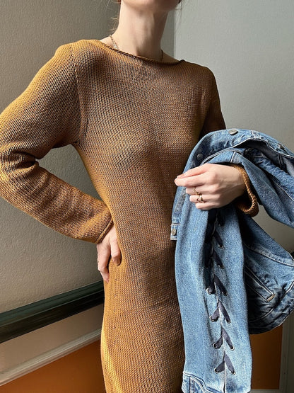 My Favourite Things Knitwear Dress No. 1 mit Pure Silk von Knitting for Olive 4