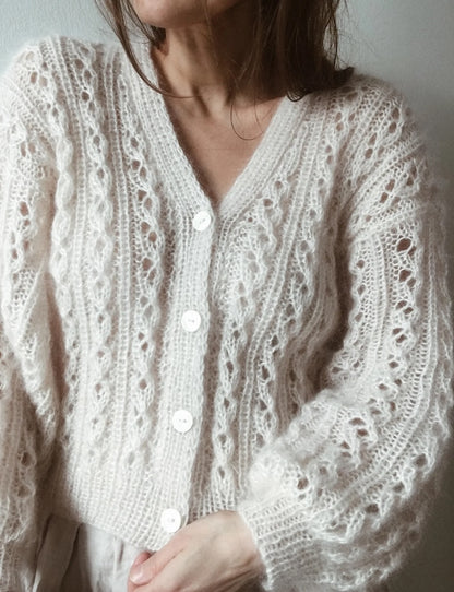 Cardigan No. 6 | delicate cardigan with Soft Silk Mohair from Knitting for Olive