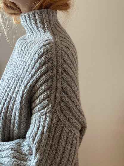 Džemperis Nr. 19 | oversize pīņu raksts no Heavy Merino dzijas, Knitting for Olive