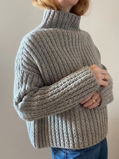 Džemperis Nr. 19 | oversize pīņu raksts no Heavy Merino dzijas, Knitting for Olive