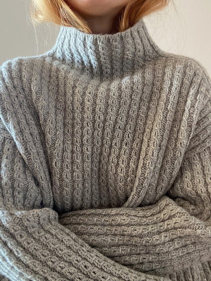 Džemperis Nr. 19 | oversize pīņu raksts no Heavy Merino dzijas, Knitting for Olive