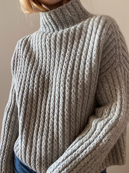 Džemperis Nr. 19 | oversize pīņu raksts no Heavy Merino dzijas, Knitting for Olive