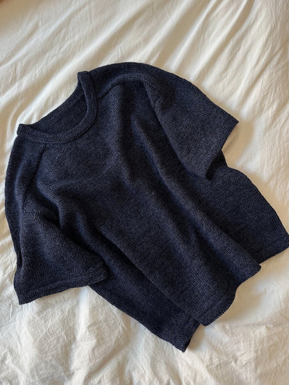 Tee No. 1 | luxuriöses Shirt mit Sattelschultern aus Wild & Soft und Cashmere Lace von Gepard Garn
