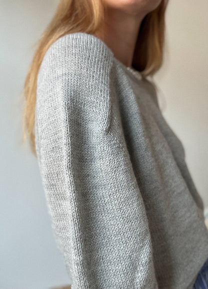 Tee No. 1 | luxuriöses Shirt mit Sattelschultern aus Wild & Soft und Cashmere Lace von Gepard Garn