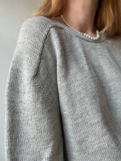 Tee No. 1 | luxuriöses Shirt mit Sattelschultern aus Wild & Soft und Cashmere Lace von Gepard Garn