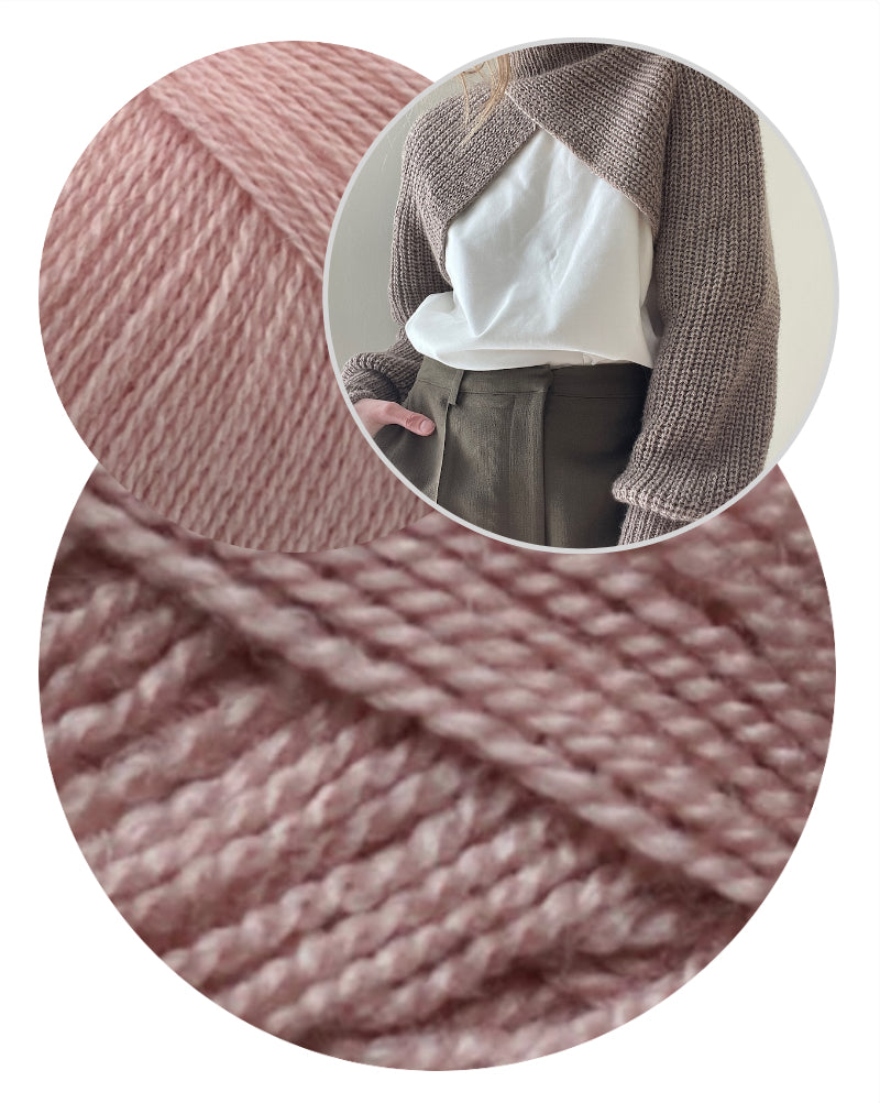 Aegyoknit Narae cropped Sweater mit Wild & Soft und Cashmere Lace von Gepard Garn 8