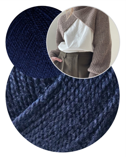 Aegyoknit Narae cropped Sweater mit Wild & Soft und Cashmere Lace von Gepard Garn 10