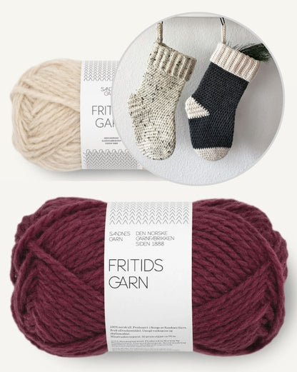 Nikolaus Stocking | festive from Fritidsgarn by Sandnes Garn