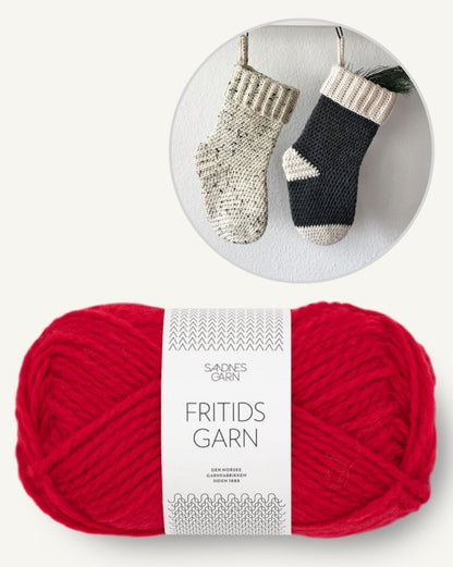 Nikolaus Stocking | festive from Fritidsgarn by Sandnes Garn