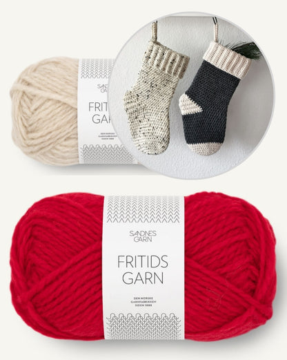 Nikolaus Stocking | festive from Fritidsgarn by Sandnes Garn