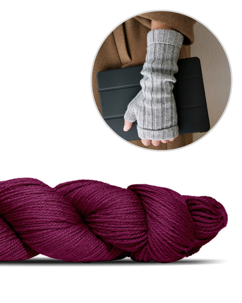 Mitaines Nola - Mérinos | simples et belles en Cheeky Merino Joy de Rosy Green Wool