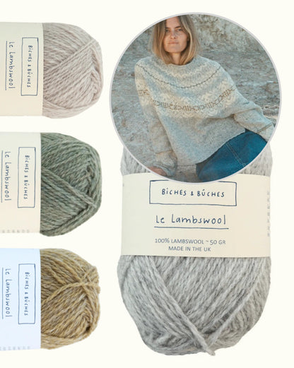 Norra mägikampsun | klassikaline muster Biches & Bûchesi Le Lambswool’ist
