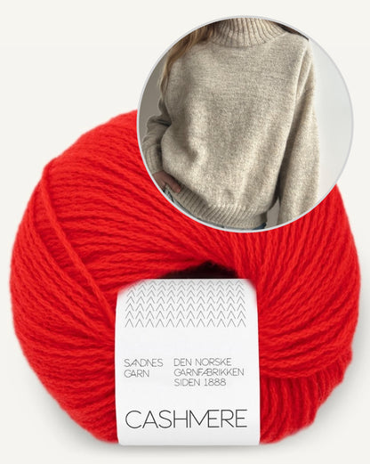 Note Sweater | Le pull en cachemire de tes rêves avec du cachemire de Sandnes Garn