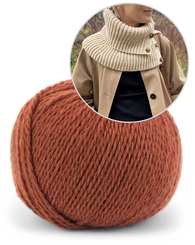 PetiteKnit November Neck mit Tibetan von Pascuali 14