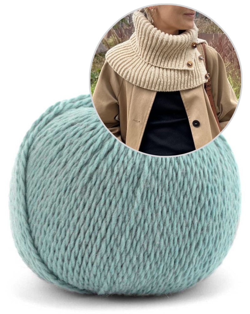 PetiteKnit November Neck mit Tibetan von Pascuali 15