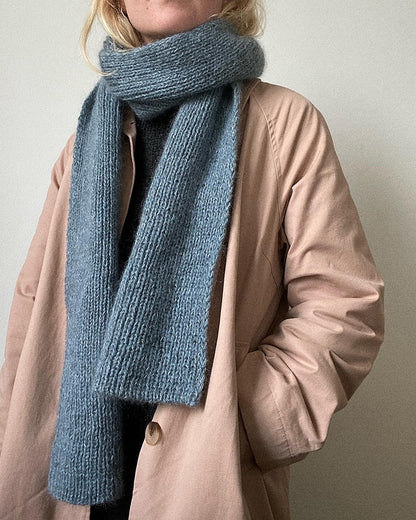 Iben Scarf | auch für Anfänger aus Peer Gynt und Tynn Silk Mohair von Sandnes Garn