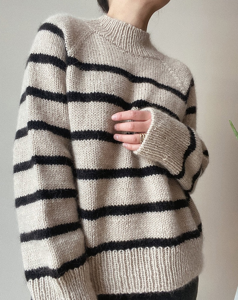 Novemberknits Sunde Winter Sweater mit Peer Gynt und Tynn Silk Mohair von Sandnes Garn 5