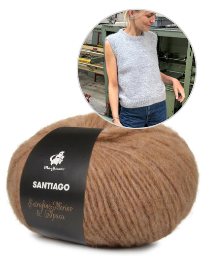 Novice Slipover | simple fil et ultra-doux avec Santiago de Mayflower Denmark