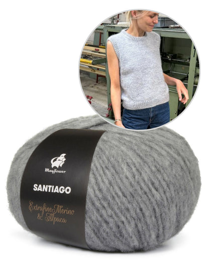 Novice Slipover | simple fil et ultra-doux avec Santiago de Mayflower Denmark