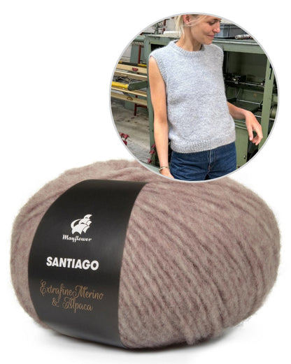 Novice Slipover | simple fil et ultra-doux avec Santiago de Mayflower Denmark