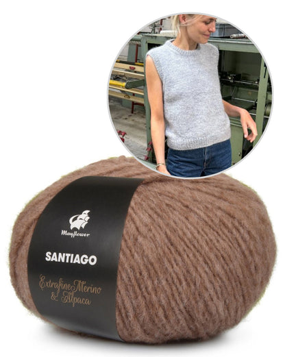 Novice Slipover | simple fil et ultra-doux avec Santiago de Mayflower Denmark