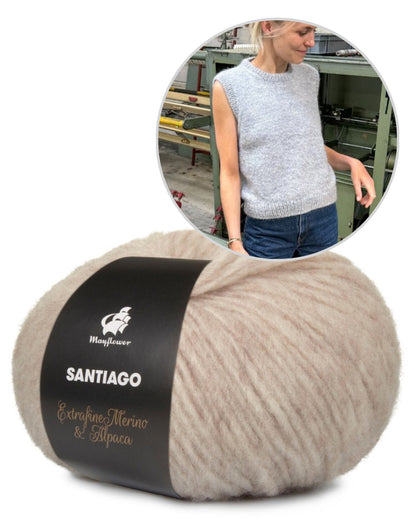 Novice Slipover | simple fil et ultra-doux avec Santiago de Mayflower Denmark