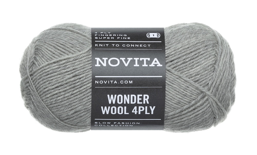 Novita Wonder Wool 4-ply Farbe nebel 075