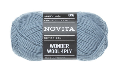 Novita Wonder Wool 4-ply Farbe wasser 120