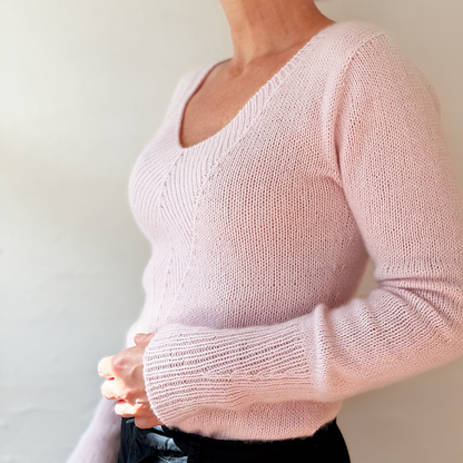 Arrow blūze | ļoti glaimojoša un mīksta, izgatavota no Pascuali Cashmere 6/28