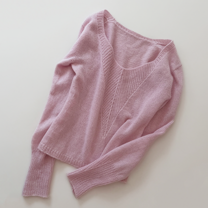 Arrow blūze | ļoti glaimojoša un mīksta, izgatavota no Pascuali Cashmere 6/28