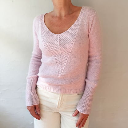 Arrow blūze | ļoti glaimojoša un mīksta, izgatavota no Pascuali Cashmere 6/28